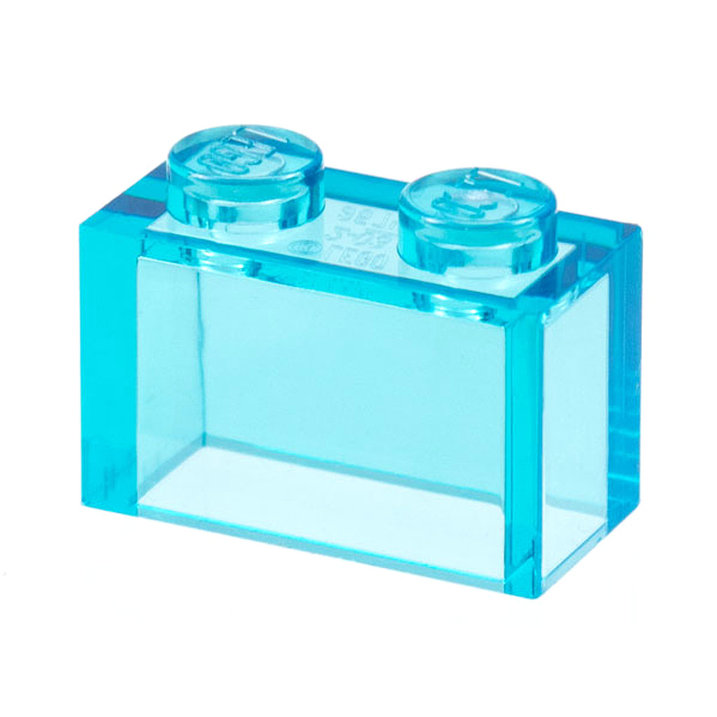 Brick2cube Part - Brick 1 x 2 without Bottom Tube - 3065