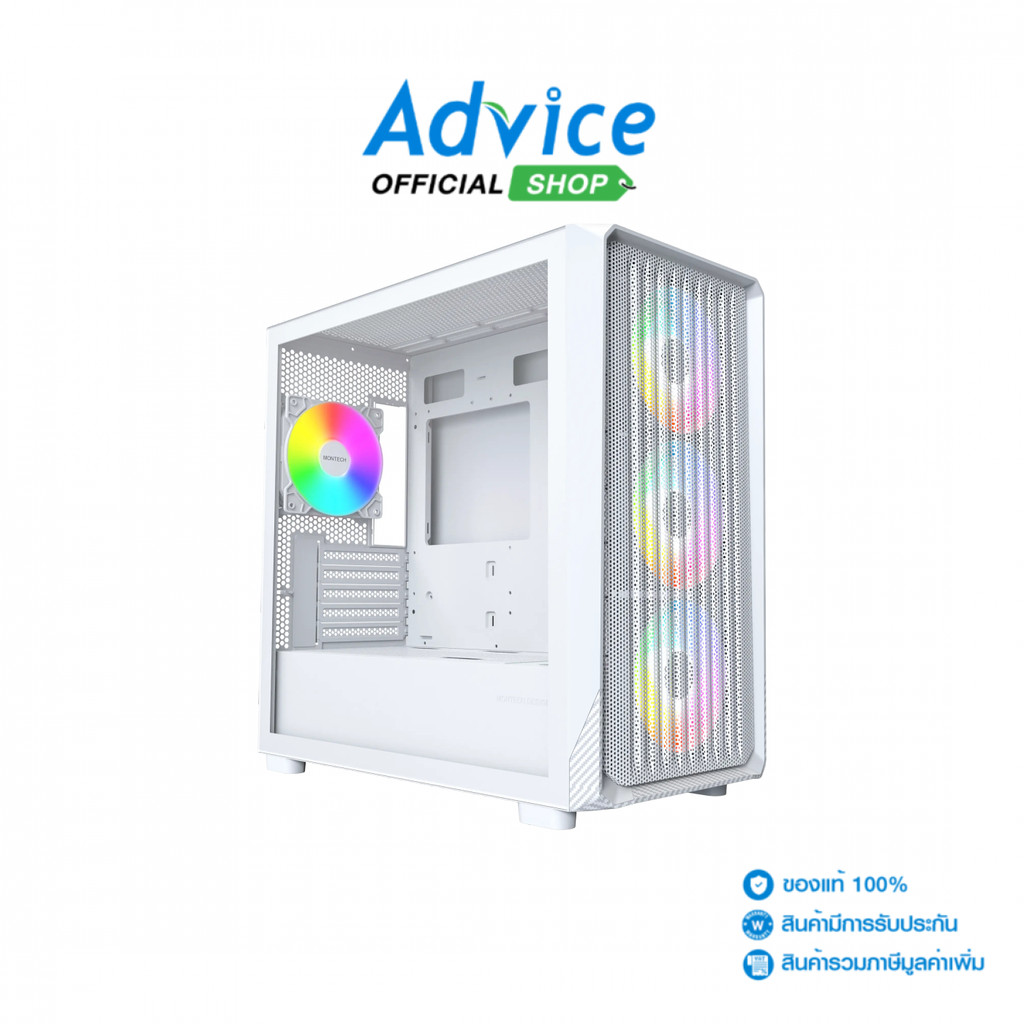 MONTECH mATX CASE (NP) X5M WHITE - A0172466