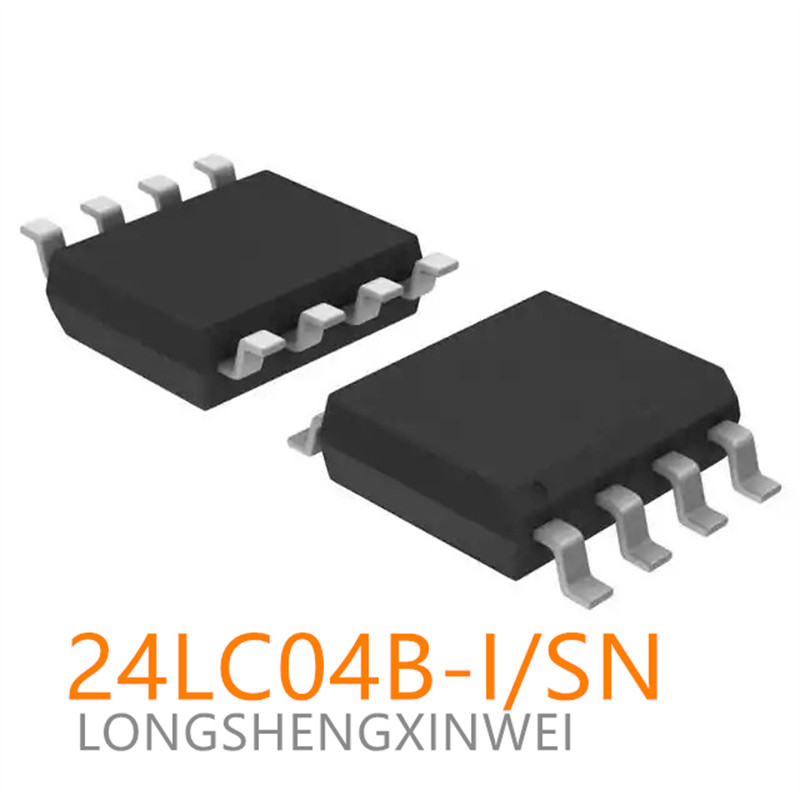 SHDJ-1PCS ใหม่ 24LC04B I/SN 04B I/SN 24LC04 Patch SOP8 ชิปหน่วยความจํา