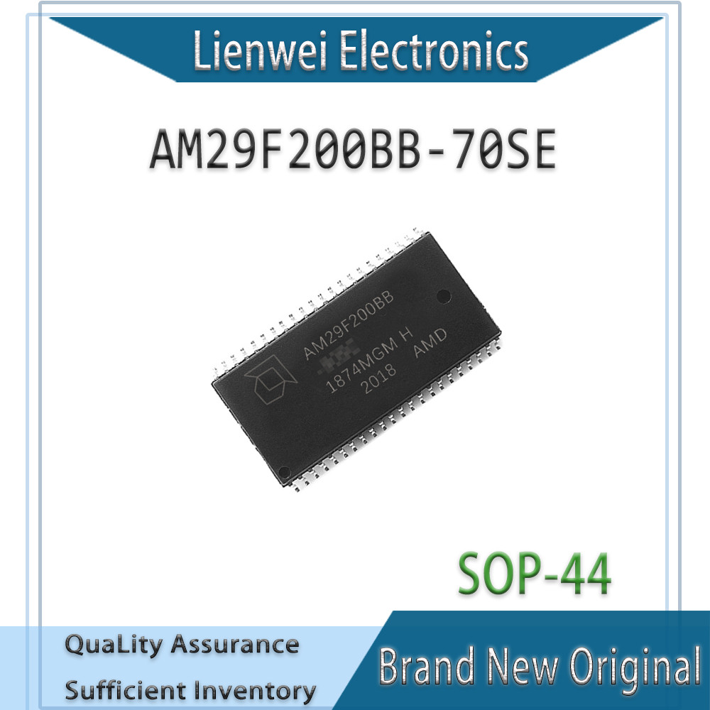 100% ใหม่ Original AM29F200BB AM29F200BB-70SE ชิปเซ็ต IC SOP-44