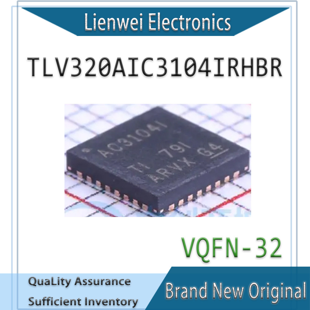 100% ใหม่ Original AC3104I TLV320AIC3104IRHBR TLV320AIC3104 IC Chipset VQFN-32