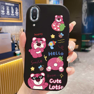เคสสำหรับ Samsung Galaxy A02 M02 เคสโทรศัพท์สัตว์น่ารักกันกระแทกกลมและอ้วน