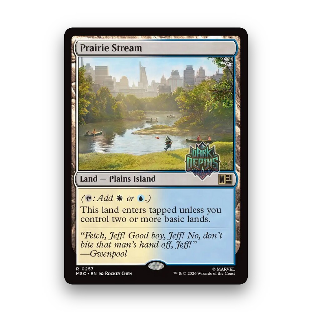 [MTG] Prairie Stream (#257) [MSC] [LAND] [RARE] | Magic the Gathering