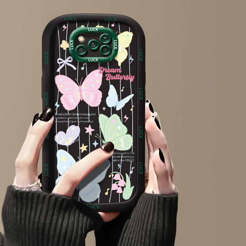 เคส POCO X3 NFX POCO X3 Pro ผีเสื้อน้อยน่ารัก