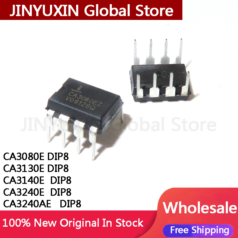 2 ชิ้น CA3080E CA3080EZ CA3130E CA3140E CA3240E CA3240AE DIP-8 ชิป IC ชิปในสต็อก
