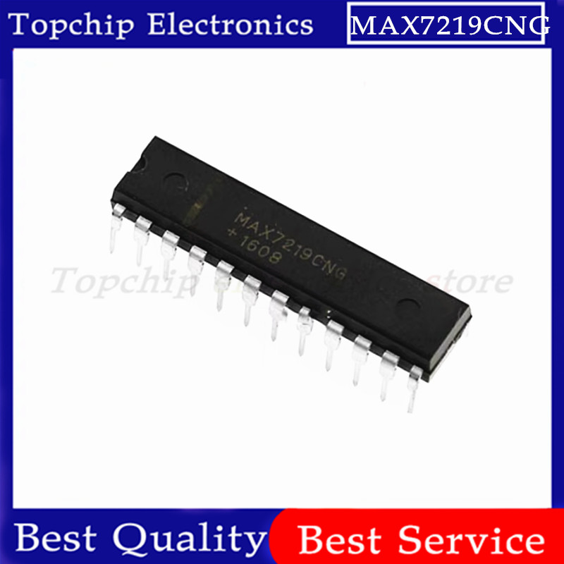 ยี่ห้อใหม่ 5 ชิ้น MAX7219 MAX7219CNG MAX7219ENG DIP24