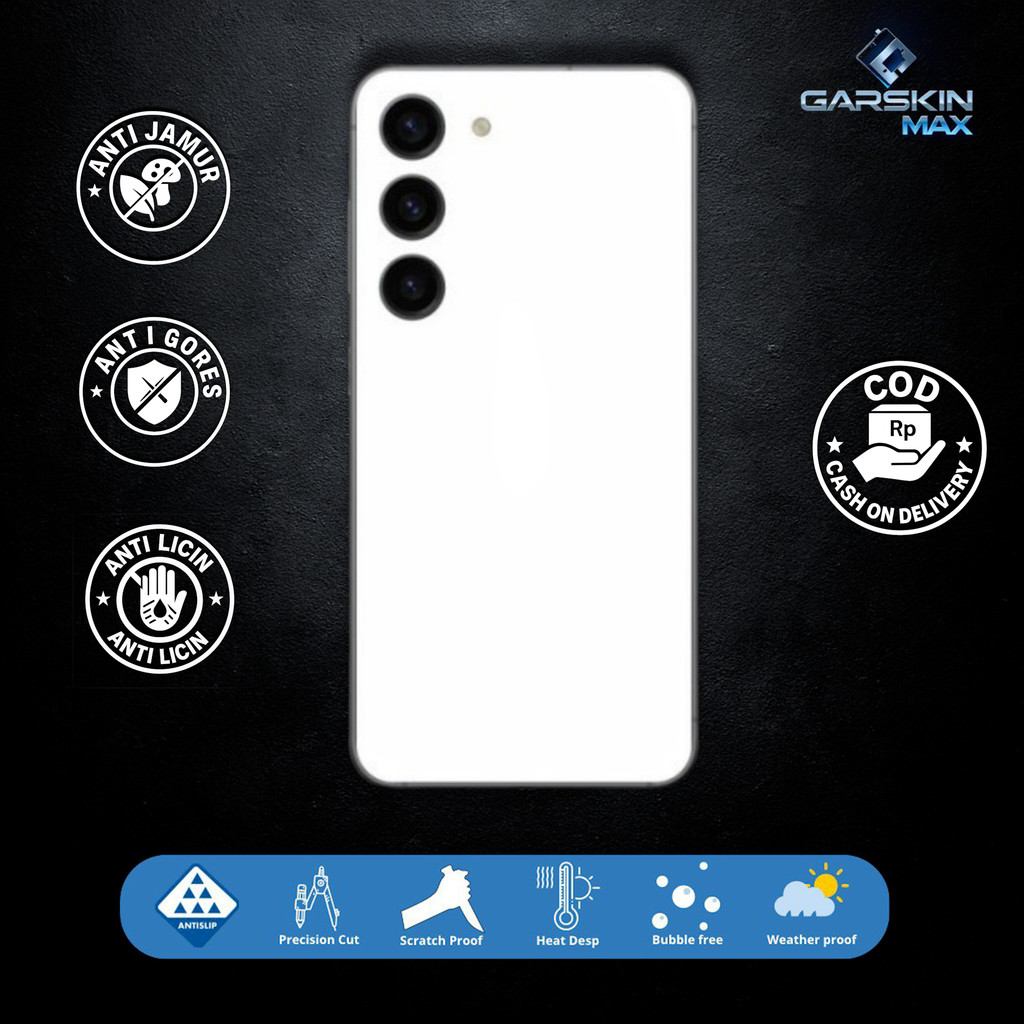 Garskin Skin Samsung S23 8 Fullbody / Backly | กันรอย | สามารถนํากลับมาใช้ใหม่ได้ | รหัส f6H