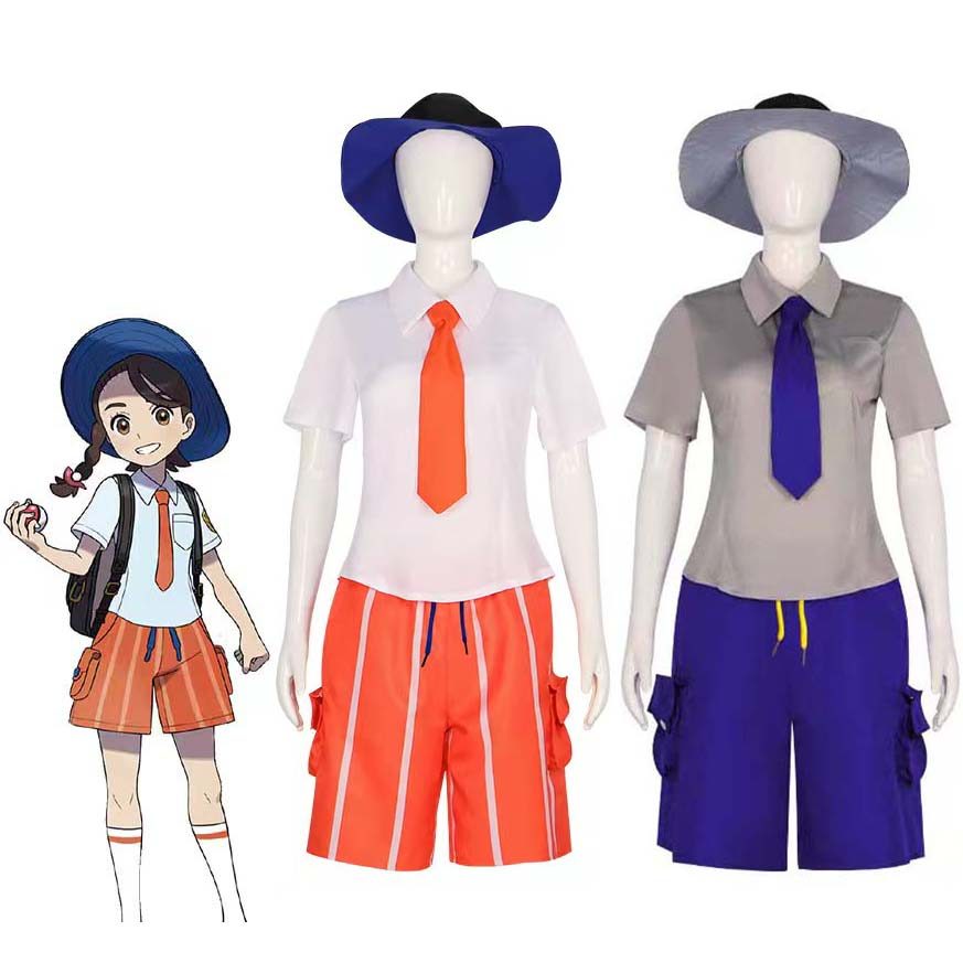 Nranja Uva Academy คอสเพลย์เครื่องแต่งกาย Pokemoning ชุด Juliana Florian ชุดนักเรียน