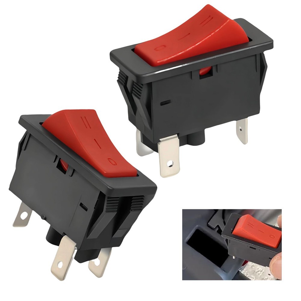 WATE HOT2-Pack 3-Way Power Switch สําหรับ Shark NV22, NV22L, NV26, NV350, NV351, NV352