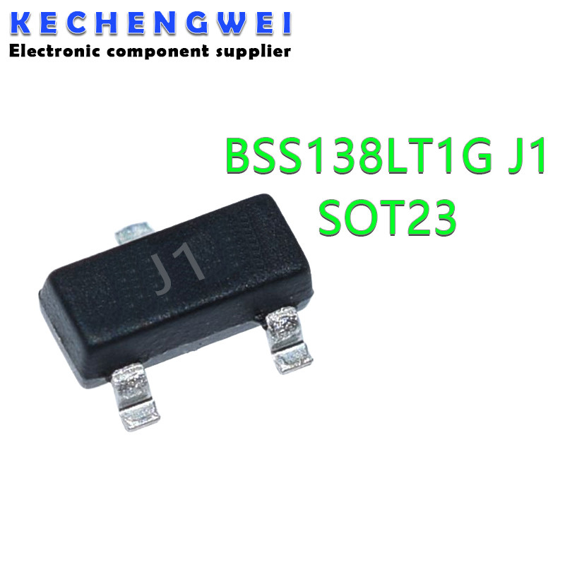 100PCS BSS138LT1G SOT23 BSS138 SOT-23 MOSFET SMD J1 MOS field effect ทรานซิสเตอร์ใหม่และต้นฉบับ IC