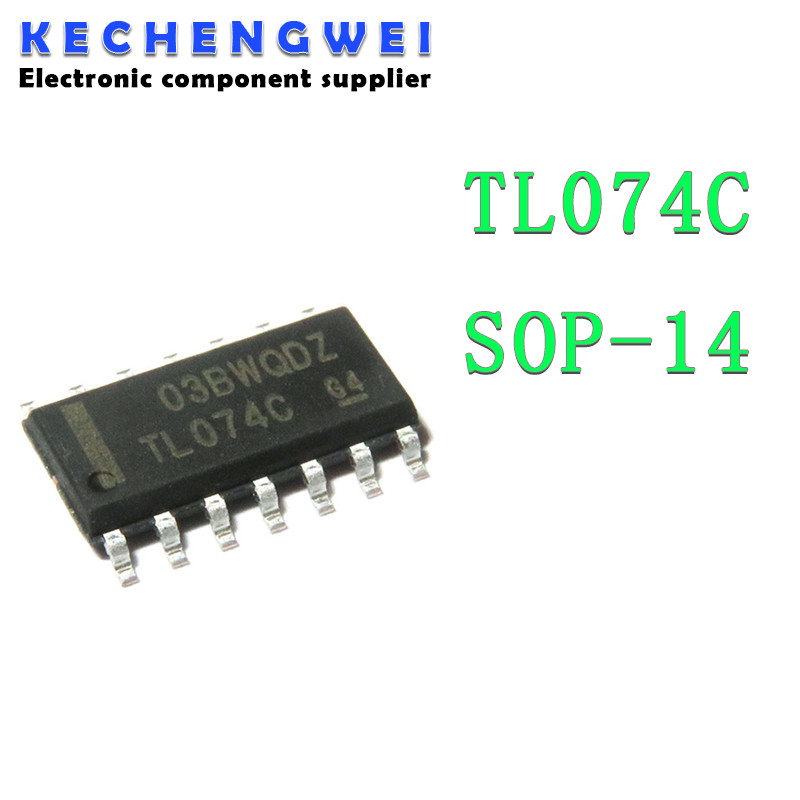 10PCS TL074CDT SOP14 TL074 SOP TL074C SMD 0714CDR SOP-14 IC ใหม่และต้นฉบับ