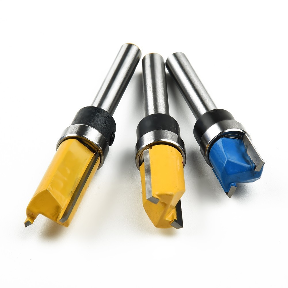 RBAN, 1/4 "Shank Extra Cutting Straight Router Bit Flush Trim Pattern Milling Cutter