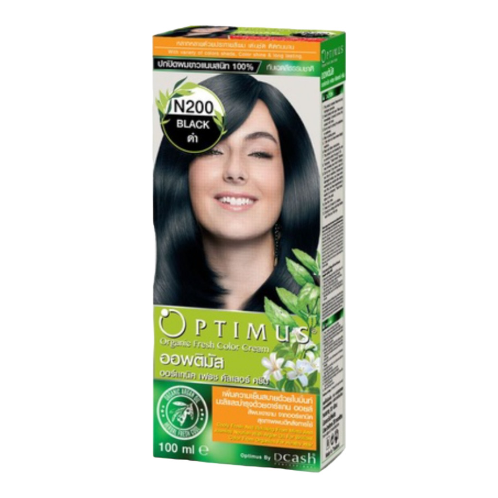 HOT🔥Optimus Organic Fresh Color Cream ครีมย้อมผม ออพติมัส ออร์แกนิค เฟรช คัลเลอร์ ครีม สีย้อมผม