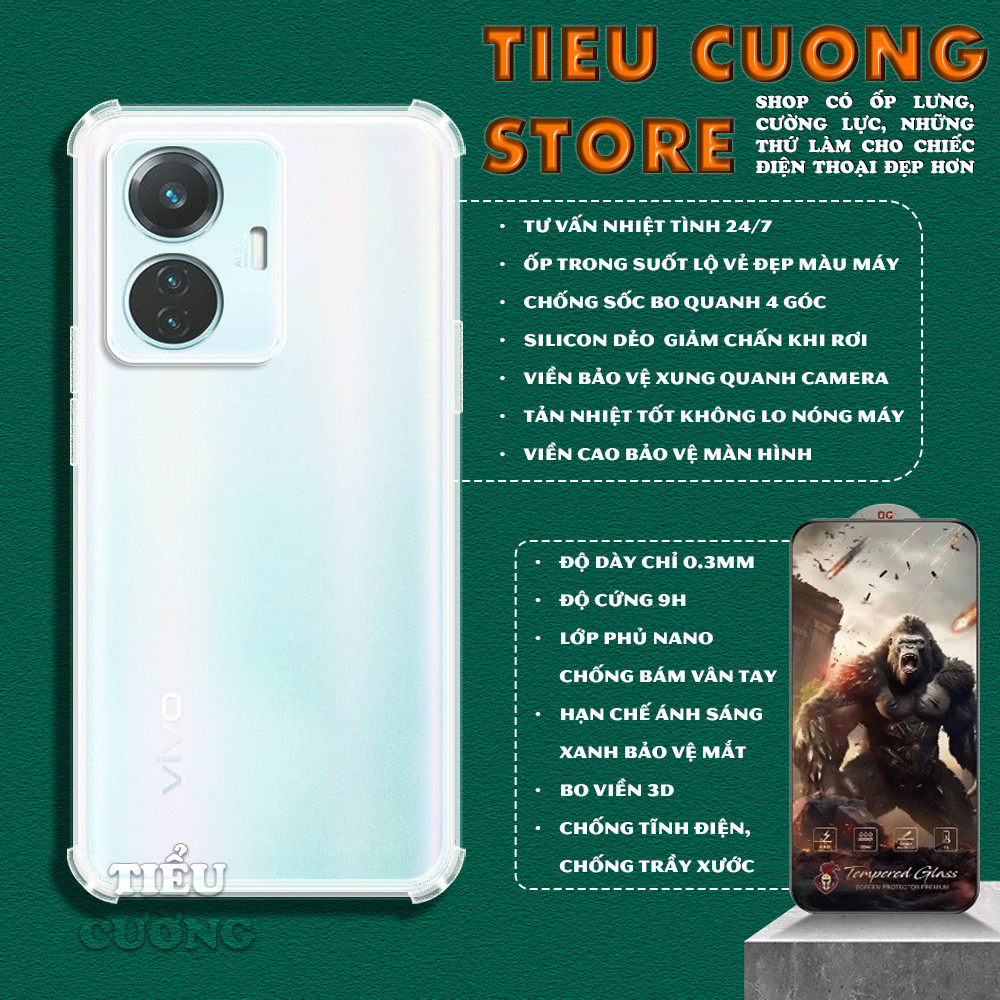 เคสสําหรับVIVO Y52S/Y55 2022 4G/Y55 2022 5GซิลิคอนSHOCKPROOF 4 ด้านข้างป้องกันกล้อง