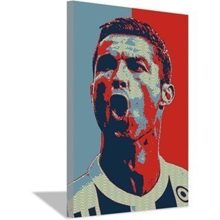 ตัวเลขฟุตบอลโปสเตอร์และ Wall Art ภาพพิมพ์บ้านห้องนอน Study Room Decor โปสเตอร์ Ronaldo