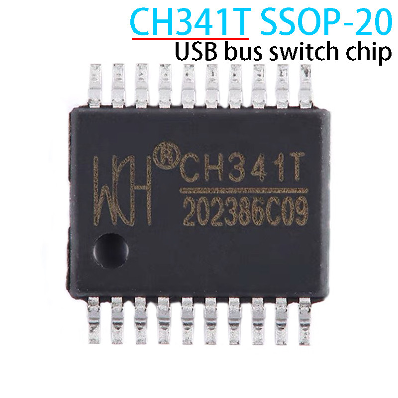 1/5/10PCS CH341T SSOP-20 ชิปสะพานรถบัส USB