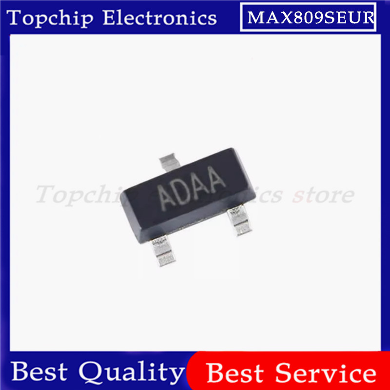 ยี่ห้อใหม่ 100 ชิ้น MAX809SEUR MAX809S SOT23 SOT23-3 SOT MAX809 SMD ADAA