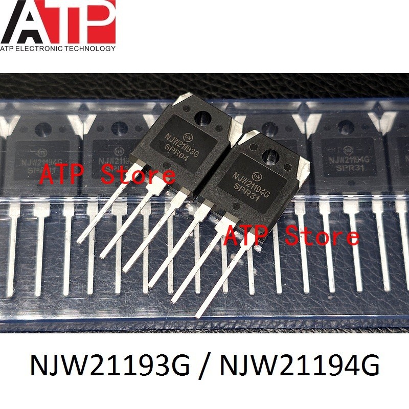 10 คู่/ล็อตใหม่ Original NJW21193G / NJW21194G TO-3P NJW21193 PNP NJW21194 NPN Bipolar ทรานซิสเตอร์ 