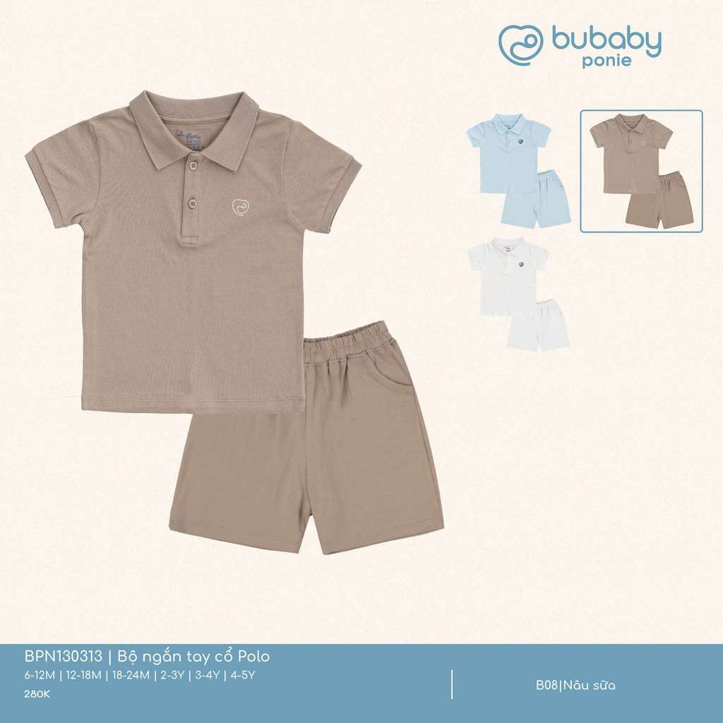 BU (6M-4Y) – ชุดแขนสั้นคอปกโปโลผ้าฝ้ายยืดไดนามิก – BPN130313 ZZ ZZ ZZ ZZ ZZ ZZ ZZ ZZ ZZ