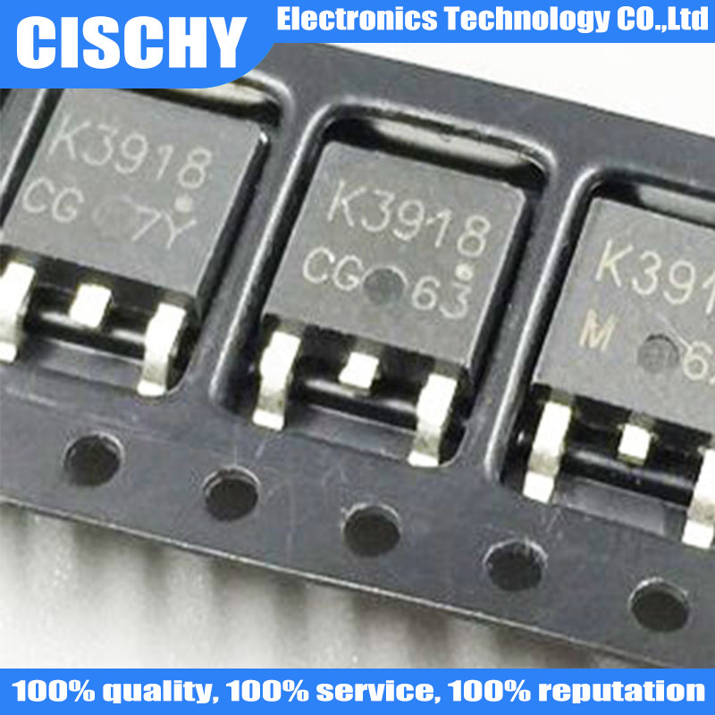 10PCS 2SK3918 SOT252 K3918 SOT TO-252 MOSFET SMD
