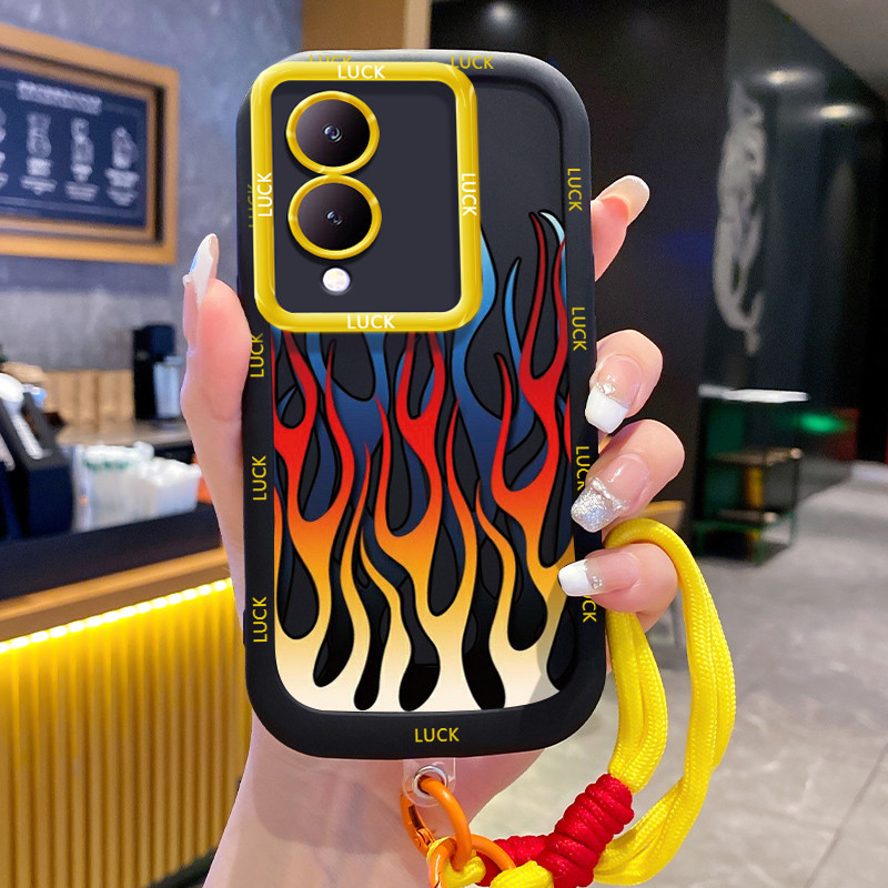 ปลอก Hp สําหรับ VIVO Y17s Y36i 5G Y28 5G G2 5G กรณีปลอกรูปแบบไฟ Kesing HP Cessing ซิลิโคน Softcase ส