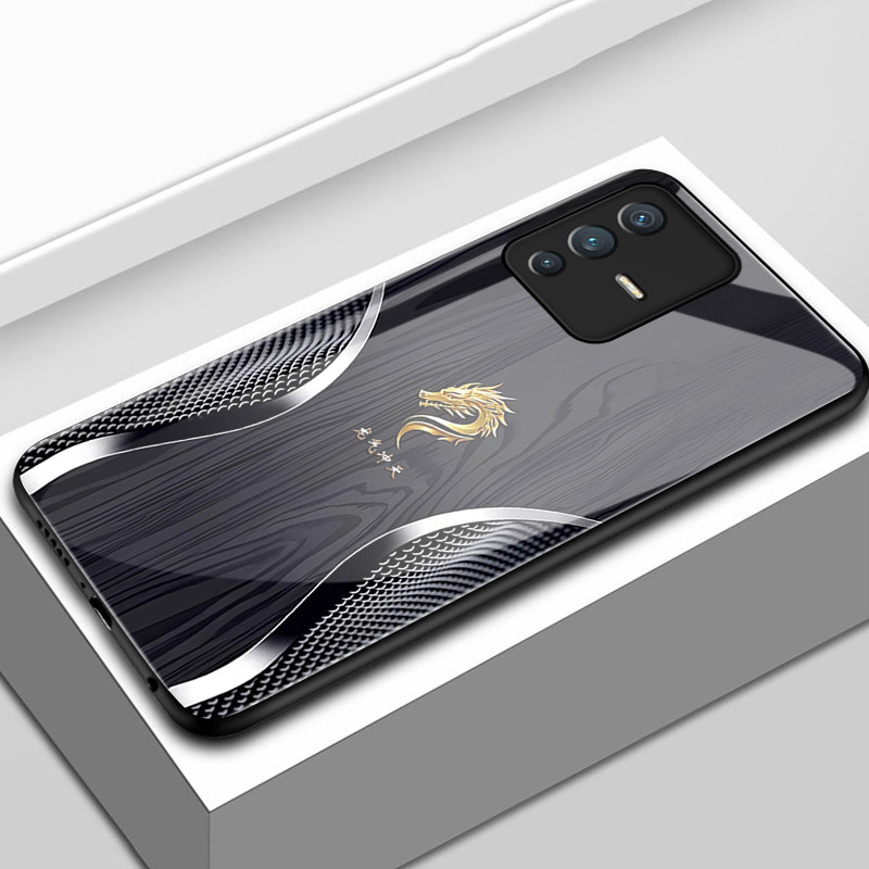 เคสสำหรับ VIVO V23 5G V23i 5G V23E 4G V23E 5G Y75 เคสโทรศัพท์มังกรเปลือกแก้วกันกระแทก