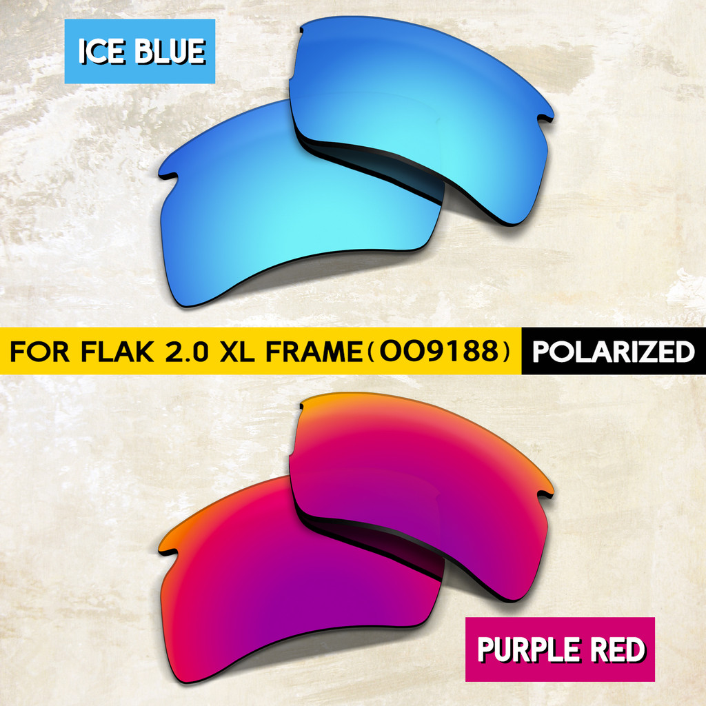 เลนส์สํารอง 2 คู่สําหรับแว่นกันแดด Flak 2.0 XL OO9188 59 มม. - Perfect Fit