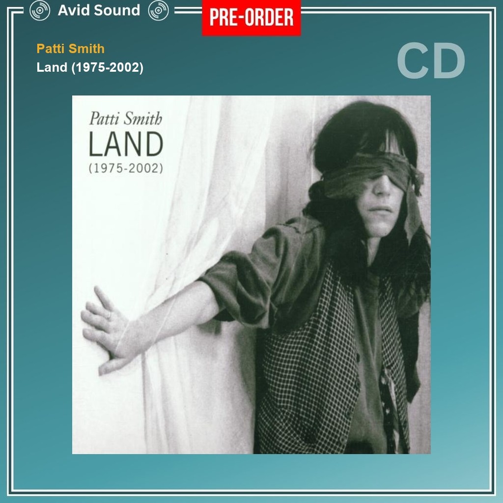 Pre-Order CD แผ่นซีดี Patti Smith Land (1975-2002) ใหม่ ซีล Patti Smith CD