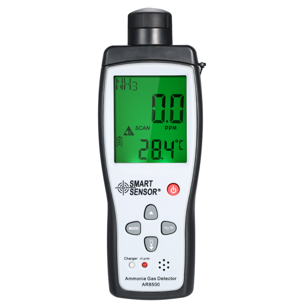 SMART SENSOR Ammonia Detector เครื่องวัดก๊าซแบบดิจิตอลแบบพกพาเครื่องทดสอบยานยนต์ NH3 HOT622