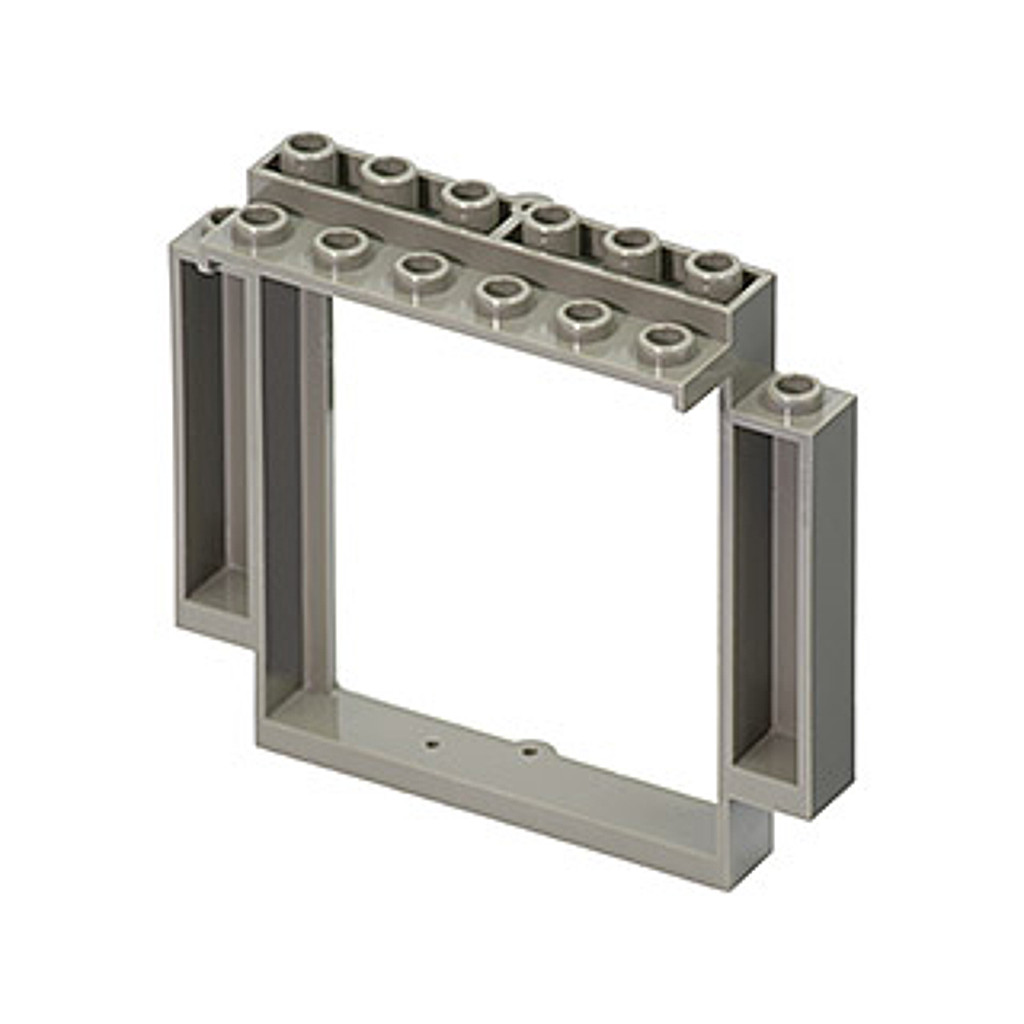 Brick2cube Part - Door, Frame 2 x 8 x 6 Swivel with Bottom Notches - 30101