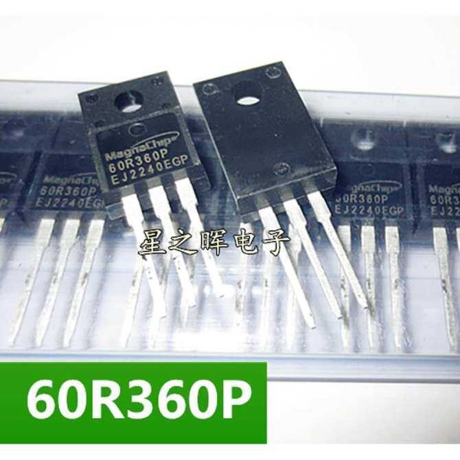2 ชิ้น 60R360P MMF60R360P TO-220F 60R360 TO-220 MOSFET ทรานซิสเตอร์ใหม่เดิม