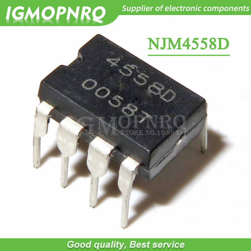 50 ชิ้น/ล็อต NJM4558DD NJM4558 4558D DIP8 ในสต็อก