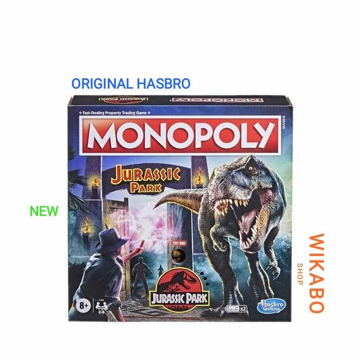 HASBRO GAMING MONOPOLY JURASSIC PARK EDITION BOARD GAME CODE 605