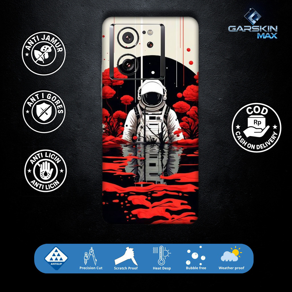 Garskin Skin Xiaomi 13T Mi 13T astronout 2 Fullbody / Backonly | กันรอย | สามารถนํากลับมาใช้ใหม่ได้ 