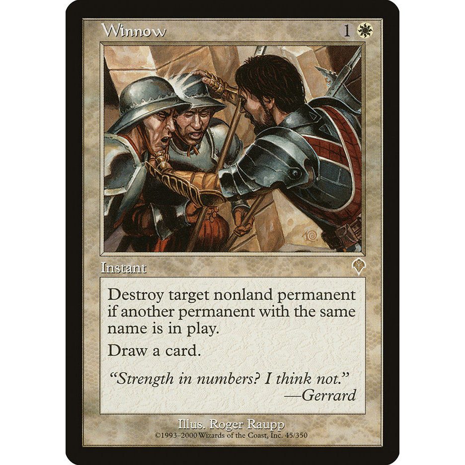 Winnow การ์ด Magic the Gathering [MTG] ของแท้