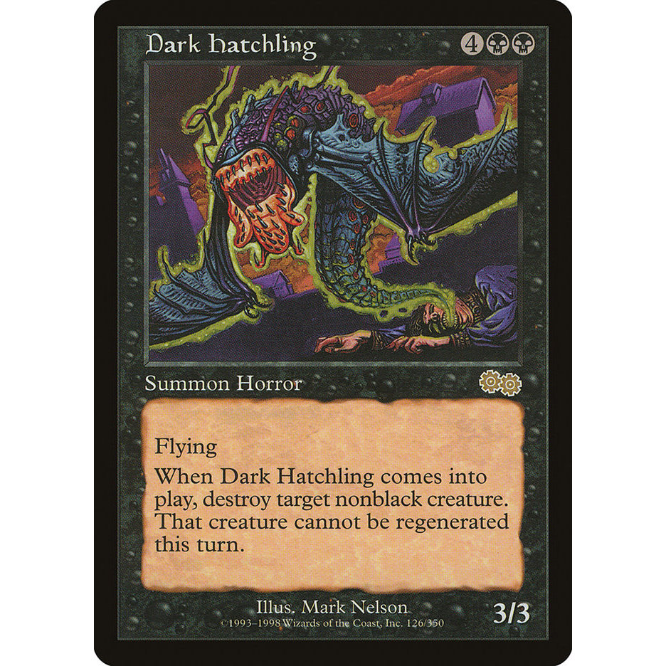Dark Hatchling การ์ด Magic the Gathering [MTG] ของแท้