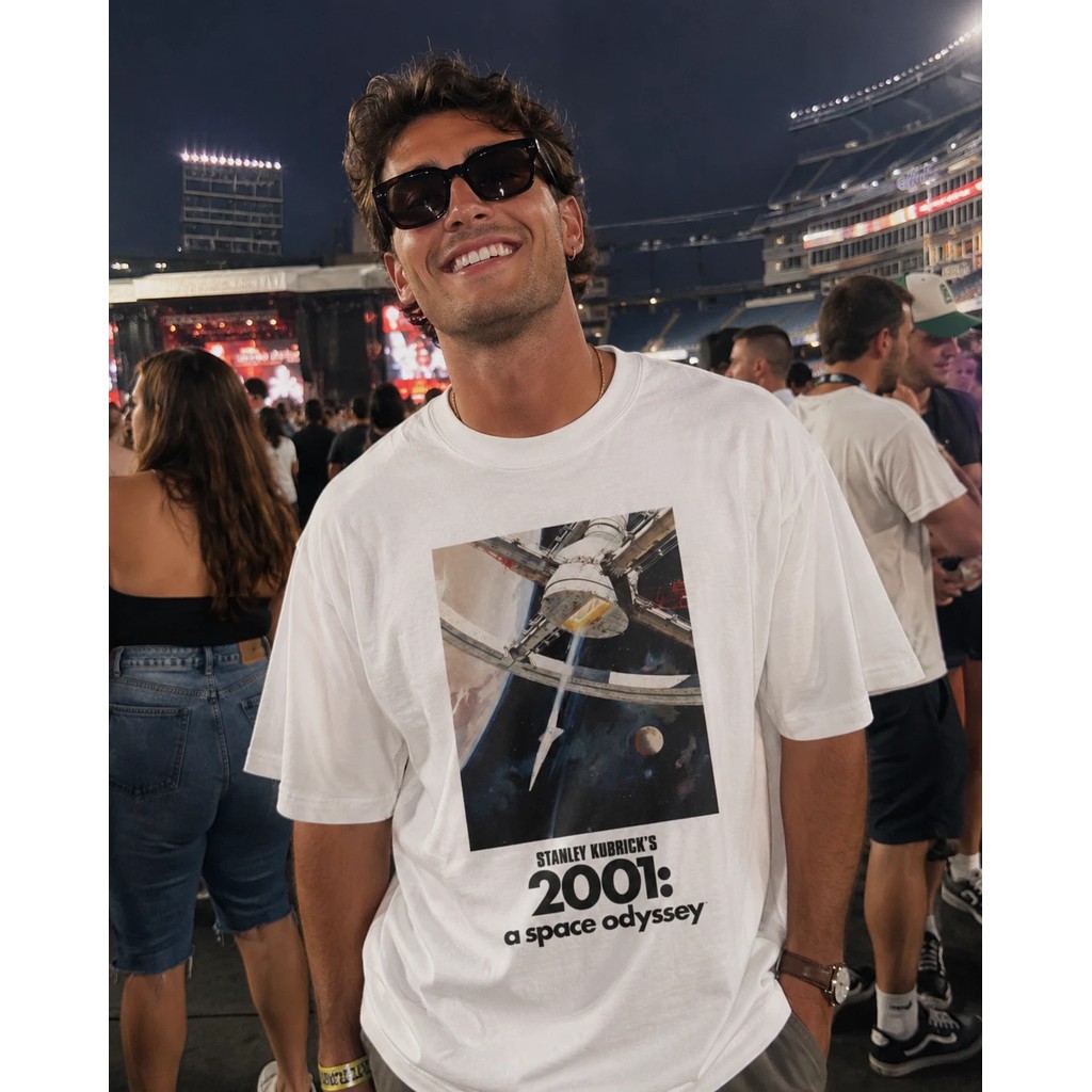 เสื้อยืดแฟชั่นผู้ชายใหม่ชาย 2001: A Space Odyssey Cotton T-shirt