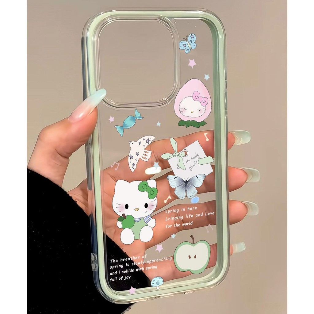 Soft Apple Hello Kitty ล่าสุดปลอก Hp Vivo Y21d Z10 Lite Z10R Y29 V60 Y400 Y19S Pro V50 Lite Y28 V30 