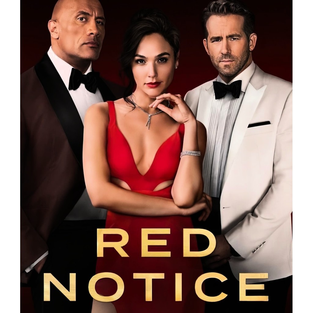 Red Notice (2021) Bluray ⭐6.8/10 Dwayne Johnson