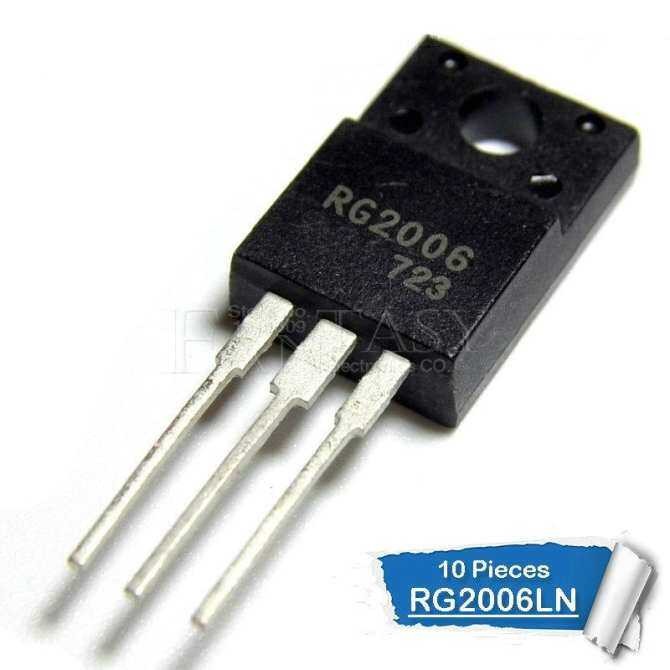 10 ชิ้น RG2006 TO-220F RG2006LN TO220 600V 20A ใหม่เดิม