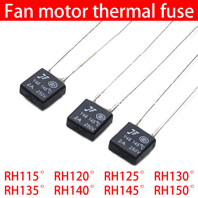 กล่องฟิวส์ความร้อน 5 ชิ้น RH115° RH120° RH125° RH130° RH135° RH140° RH145° RH150° องศามอเตอร์พัดลมมอ