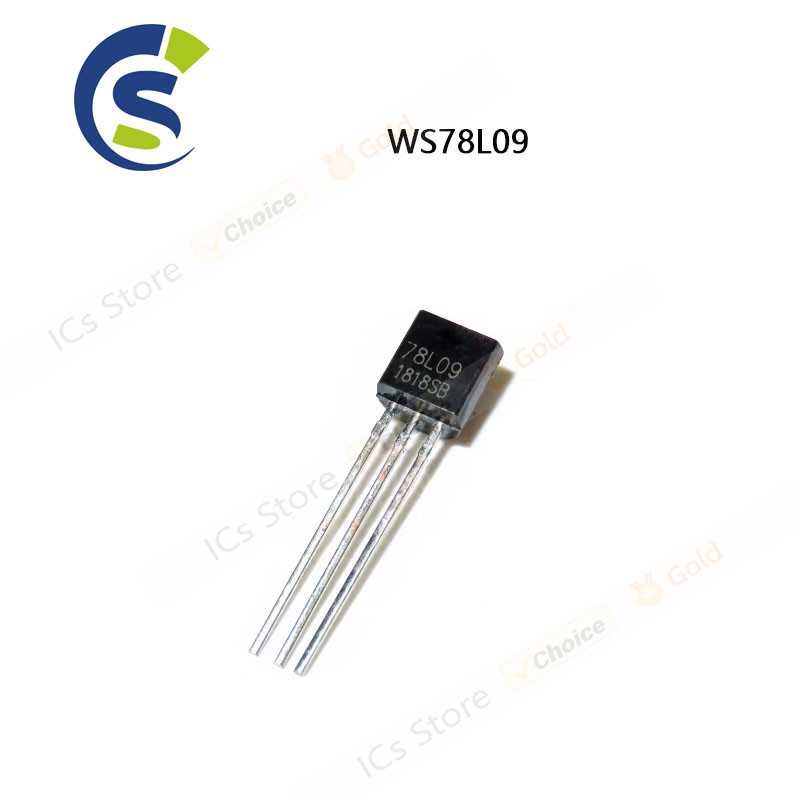 30 ชิ้นใหม่ 9V 100mA 78L09 TO-92 WS78L09