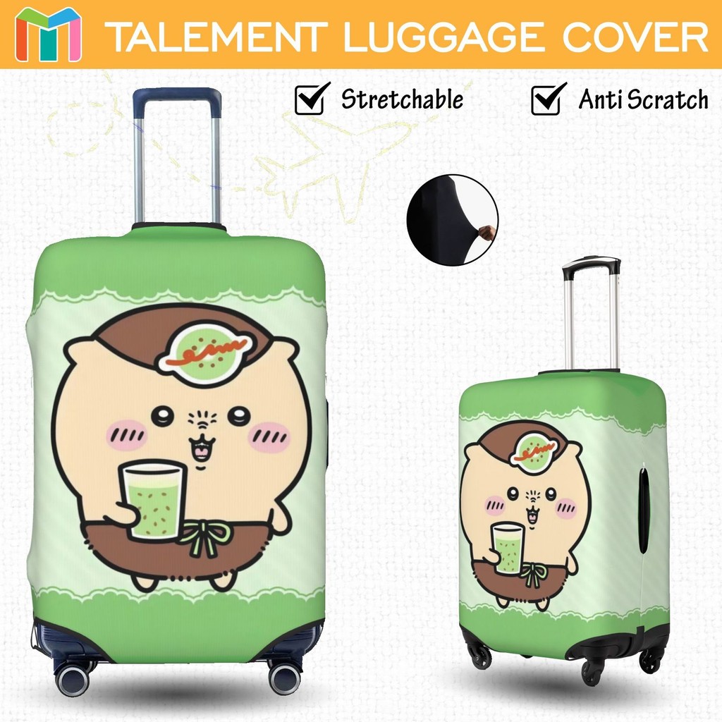 Chikawa ผ้าคลุมกระเป๋าเดินทาง ผ้าสแปนเด็กซ์ แบบยืดหยุ่น ยืดหยุ่น Luggage Cover 18 20 22 24 26 28 30 