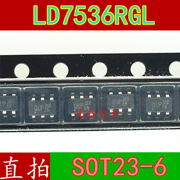 4PCS ยี่ห้อใหม่ LD7536RGL LD7536R มุมขวาด้านบน 36R ชิป LCD SOT-23-6