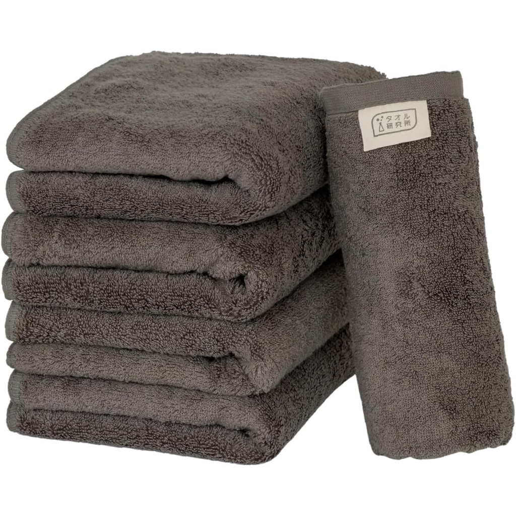 Japan Cotton Face Towels 5pcs Thick Soft Hotel Style 480GSM