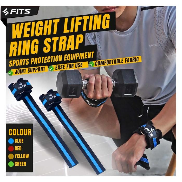 Ready FITS Lifting Ring Strap Original Strap Gym Fitness อุปกรณ์ฟิตเนส