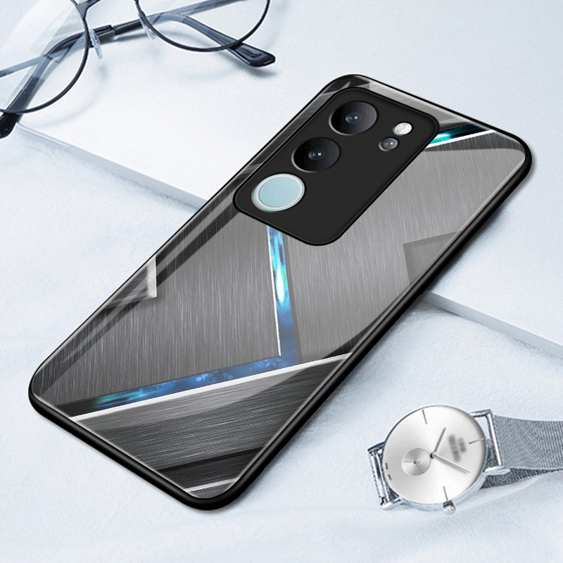 เคสสำหรับ VIVO V29 5G V29 Pro 5G V29E 5G V27 5G V27 Pro 5G เคสโทรศัพท์เส้นสายเปลือกแก้วกันกระแทก