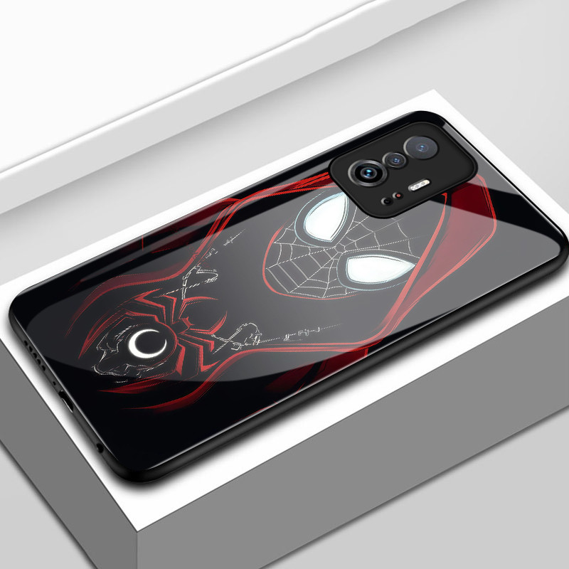 เคสสำหรับ Xiaomi 11T 11T Pro 10 Ultra 5G เคสโทรศัพท์วีรบุรุษการ์ตูนเปลือกแก้วกันกระแทก