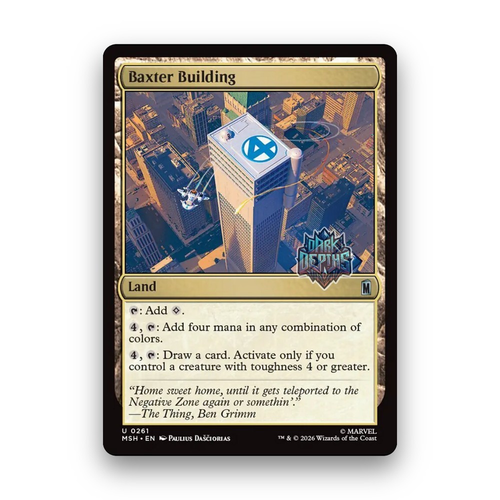 [MTG] Baxter Building (#261) [MSH] [LAND] [UNCOM] | Magic the Gathering
