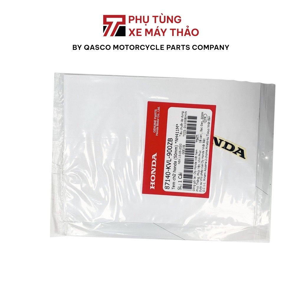 HONDA 50mm แสตมป์ตัวอักษรอนาคต (สี NH411M) | 87140KVL900ZB_1530